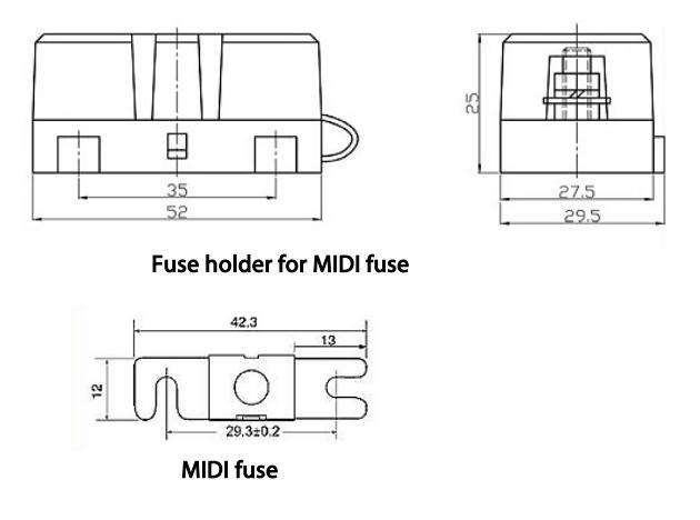 Sicherungshalter Midi Sicherungshalter