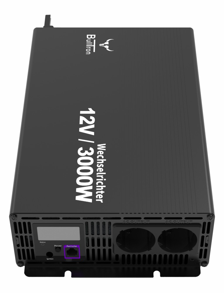 Bulltron 3000W Sinus WEchselrichter für 12V