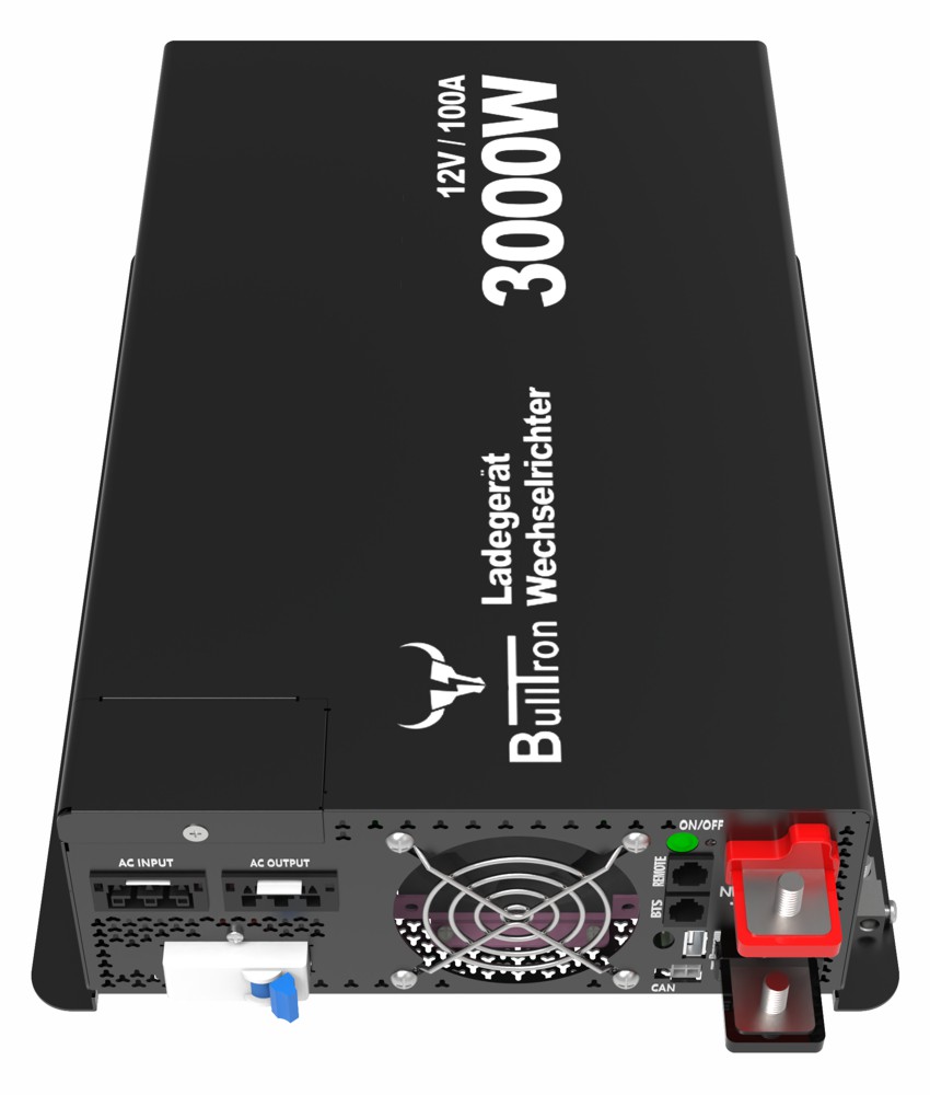 BullTron "Kombi" 3000W Wechselrichter + 100A Ladegerät 12V 3000W Kombi von BullTron Anschlüsse