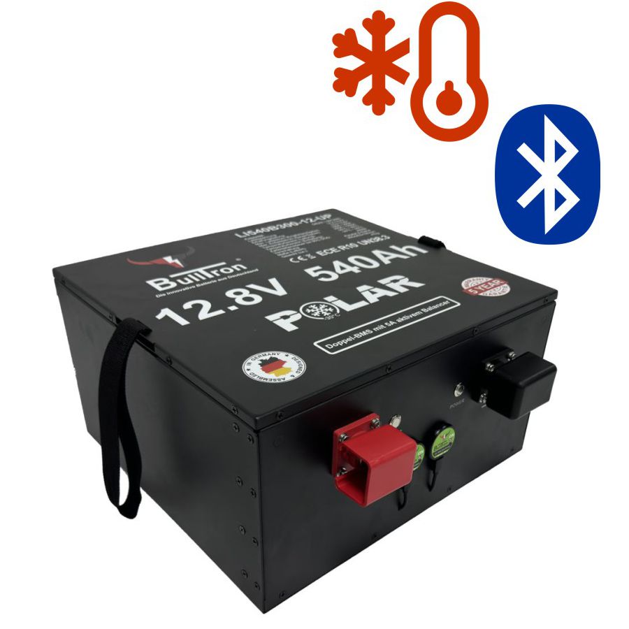540Ah POLAR | BullTron 12V LiFePO4 | BMS + Bluetooth + Heizung 540Ah POLAR | BullTron 12V LiFePO4 | BMS + Bluetooth + Heizung
