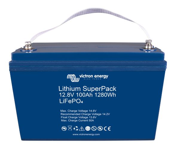 Lithium SuperPack 100Ah Victron LiFePO4 Lithium SuperPack